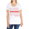 Good Morning Sunshine Ladies Curvy T-Shirt