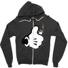 main de mickey Zipper Hoodie