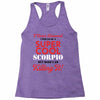 i never dreamed i would be a super cool scorpio but here i am killing Racerback Tank