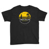 amity island jaws inspired movie shark printed Youth Tee