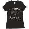 l homme parfait est barbu Ladies Fitted T-Shirt