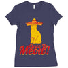 cinco de meow cinco de mayo Ladies Fitted T-Shirt
