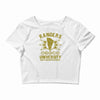 rangers university Crop Top