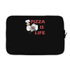 pizza is love pizza is life Laptop sleeve