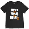 trick or treat or beer V-Neck Tee