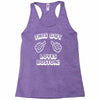 this guy loves boston Racerback Tank