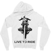 live to ride Zipper Hoodie