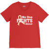 No 0ne Fights Alone V-Neck Tee