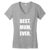 best. mum Women's V-Neck T-Shirt