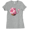 lion in a box Ladies Fitted T-Shirt