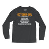 October Girl Hated By Many Long Sleeve Shirts