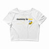 Mommy to Bee Baby Boy Crop Top