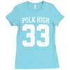 polk high Ladies Fitted T-Shirt
