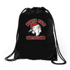 north pole santa claus Drawstring Bags