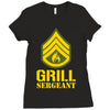 grill sergeant military Ladies Fitted T-Shirt