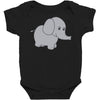 elephant cute Baby Bodysuit