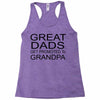 great dads get promoted Racerback Tank