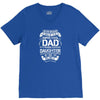 Super Cool Dad Of A Freaking Awesome Daughter V-Neck Tee