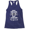 sorry this girl is already taken by a super sexy january boyfriend Racerback Tank