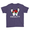 equality white Youth Tee