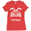 back to the future classic Ladies Fitted T-Shirt