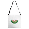 Two Peas In a Pod Twin Chocolate Babies Adjustable Strap Totes
