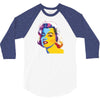 pop art marilyn monroe 3/4 Sleeve Shirt