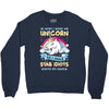 I Wish I Were a Unicorn So I Could Stab Idiots with My Head Crewneck Sweatshirt