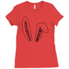 bunny ears Ladies Fitted T-Shirt