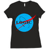 logic nasa Ladies Fitted T-Shirt