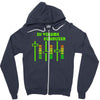 dj volume,funny Zipper Hoodie