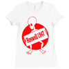 roswell t shirt alien t shirt ufo conspiracy Ladies Fitted T-Shirt
