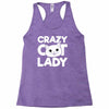 crazy cat lady Racerback Tank