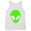 uomo alieno ufo stampa verde fluo divertente mitiche Tank Top