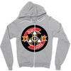 eye led Zipper Hoodie