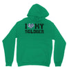 i love my soldier navy camouflage Unisex Hoodie