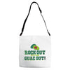 rock out with your guac out Adjustable Strap Totes