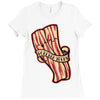 bacon forever Ladies Fitted T-Shirt