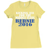 bernie sanders kicking ass for middle class president Ladies Fitted T-Shirt