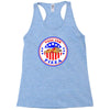 vote for pizza president democrat Racerback Tank