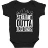 straight outta tilted towers Baby Bodysuit