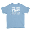 my kids made me bald tired funny Youth Tee