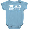 outlaws for life Baby Bodysuit