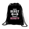 Every Beast Needs a Beauty Drawstring Bags