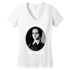 on wednesdays we wear black Women's V-Neck T-Shirt