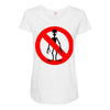 stop alien Maternity Scoop Neck T-shirt