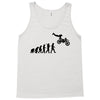 evolution of a biker dirt bike mx motocross t shirt men Tank Top