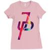 jake paul cool colors Ladies Fitted T-Shirt