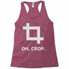 oh crop Racerback Tank