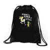 strong is the force of course Drawstring Bags